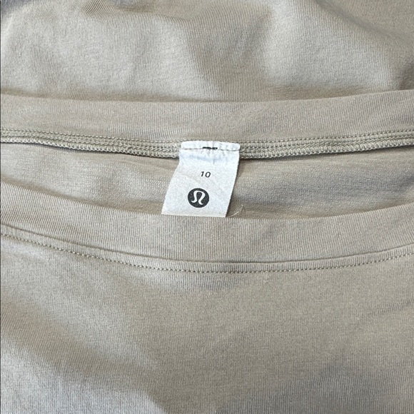 Lululemon Relaxed Boatneck Tee - Mojave Tan - Picture 6 of 6